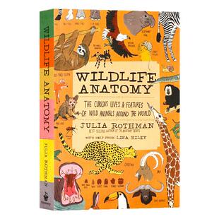 茱莉亚罗斯曼解剖学系列野外生活解剖学 英文原版 Wildlife Anatomy 儿童插图科普启蒙读物 大自然解剖科普 平装 Julia Rothman
