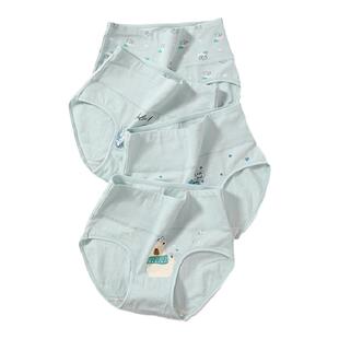 纯棉款女士内裤抗菌全棉裆中腰大码透气高腰提臀收腹三角裤女内裤