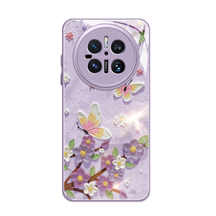 磁吸支架适用华为mate60手机壳新款mate70pro保护壳mt50的外壳mate40pro防摔带挂绳m30高级感女pro+镜头全包