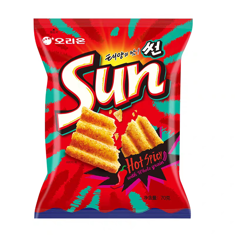 好丽友韩国进口食品蒜味玉米片
