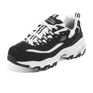 斯凯奇奶茶熊|秋冬新款女厚底舒适百搭复古熊猫老爹鞋运动休闲鞋