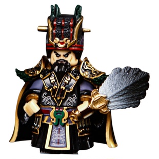 三国演义司马懿军师古代玩具拼装系列第三方适用于兼容人仔积木男