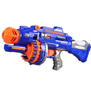 儿童电动连发玩具枪软弹枪男童手枪仿真加特林机关枪小男孩子生日