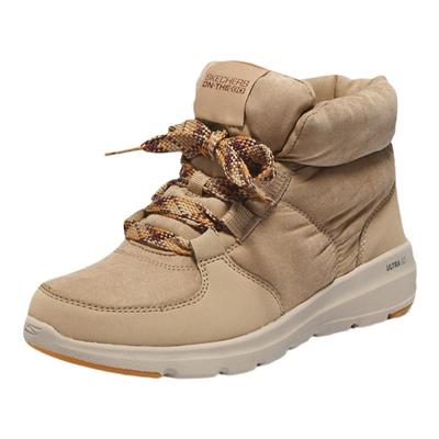 斯凯奇面包鞋|加绒保暖雪地棉靴女款冬靴高帮棉鞋厚底内增高短靴