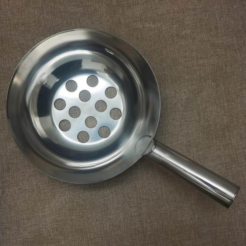 加厚不锈钢粉条漏勺面鱼凉虾疙瘩汤长柄漏勺手工酸辣粉条漏瓢捞勺
