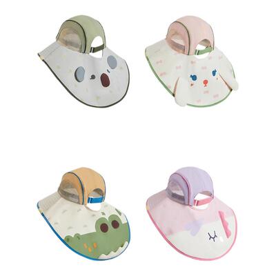 柠檬宝宝儿童防晒帽可爱卡通造型
