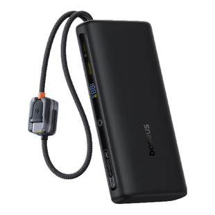 【3C认证可上飞机】倍思2026新款20000毫安超大容量自带线充电宝145W高功率快充移动电源适用小米华为苹果17