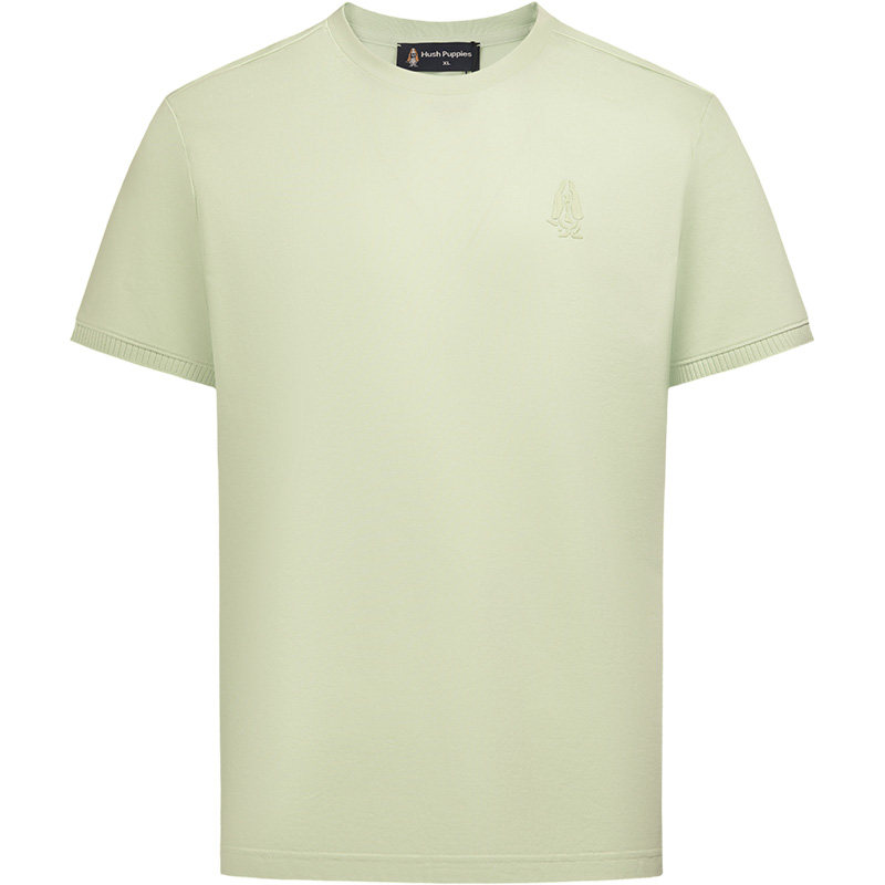 【丝光工艺】暇步士男装2026年夏圆领短袖T恤轻盈透气纯色半袖男