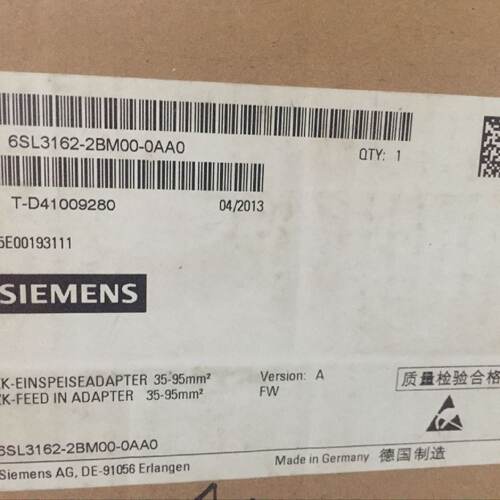 议价6SL3162-2BM00-0AA0西门子直流母线进电适配器6SL31622BM000A