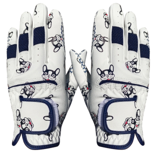 儿童高尔夫手套防滑耐磨打球男童女孩韩国左右双手骑行马术golf