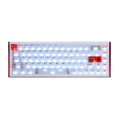 cool68晶透有线磁轴游戏键盘