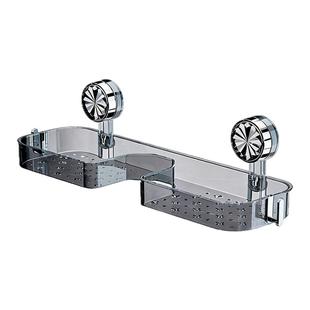 吸盘洗漱台置物架免打孔水龙头置物架厕所洗手池镜前收纳架子壁挂