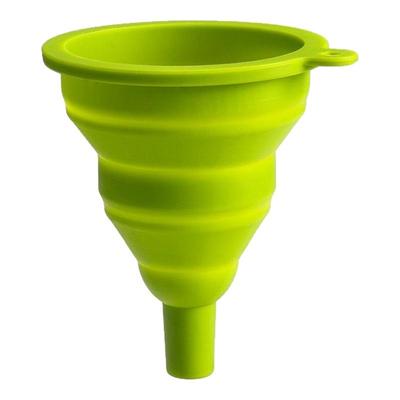 万能漏斗可折叠家用漏斗小口径食品级倒油分装硅胶可伸缩漏斗