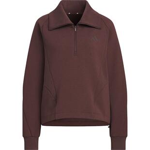 滔搏adidas阿迪达斯女子W HALF ZIP SWT半开襟百搭舒适卫衣KF2546