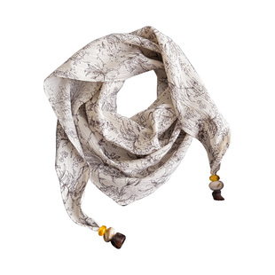 小三角丝巾女春秋冬季搭配衬衫护颈围脖子裤裙屁帘腰带纱巾薄围巾