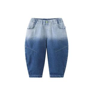 [香蕉裤]齐齐熊宝宝软牛仔裤春秋款男童裤子童装衣服儿童休闲裤女