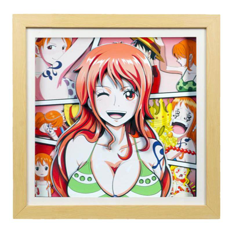 海贼王娜美航海士周边立体画挂画