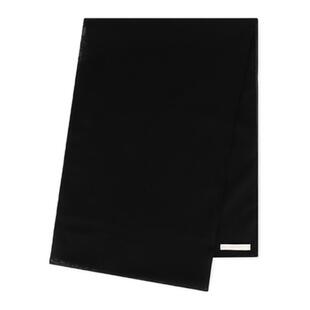 AMOMENTO韩国女士25冬季休闲简约时尚流行透视棉长围巾MUSINSA