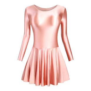 长袖连体舞蹈裙成人芭蕾体操服女古典舞练功服秋艺考基训服形体服