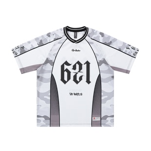 FCPskateco.CamoJersey 迷彩球衣美式街头滑板迷彩拼接T恤短袖
