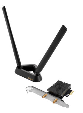 华硕双频WiFi7无线网卡PCE-BE90BT外置高增益天线台机电脑专用