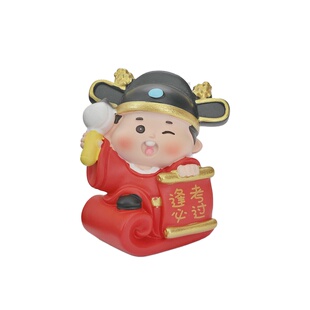 金榜题名小状元摆件桌面逢考必过文曲星考神像中高考寓意好的礼物