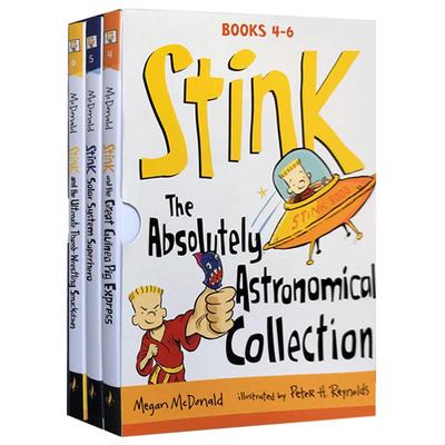 英文桥梁绘本Stink The Absolutely Astronomical Collection4-6