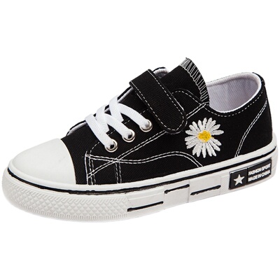 新款春秋高帮男童宝宝小白鞋