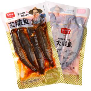 庞香斋豆豉鲅鱼300g即食茄汁海鲜熟食五香红烧马鲛鱼肉罐头下酒菜