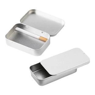 迷你推拉超薄马口铁手卷烟盒随身便携旱烟盒翻盖烟丝烟草盒小盒子