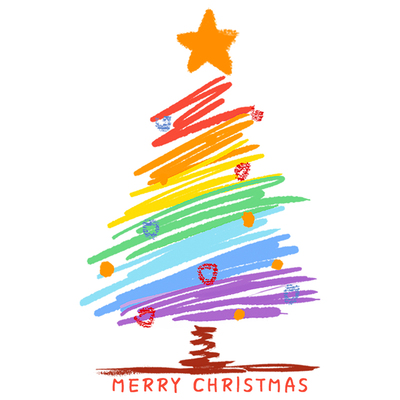 圣诞树贴纸静电贴窗贴2026圣诞玻璃贴店铺橱窗场景布置圣诞节装饰