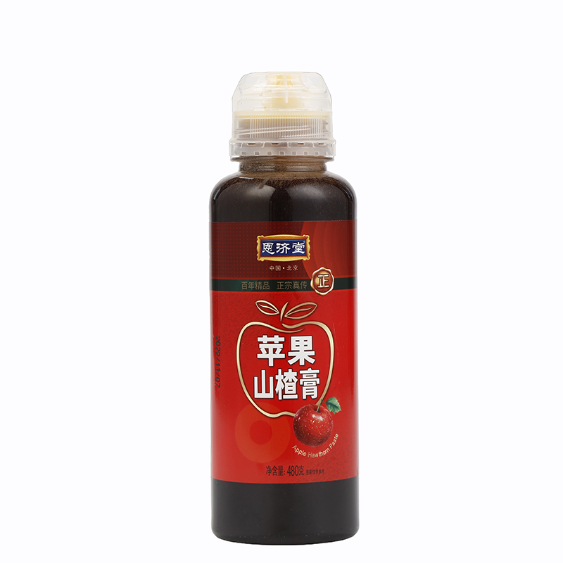 恩济堂苹果山楂膏儿童纯梨膏泡水无添加脾胃清食山楂膏480g