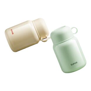 苏泊尔早餐豆浆保温杯带盖勺家用便携外带装粥大口径上班族专用杯