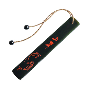 印象眸和田玉书签礼物送学生孩子开学季书签学业有成锦鲤上岸挂件