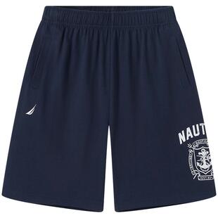 NAUTICA诺帝卡童装男童针织短裤夏季运动透气薄款五分裤儿童中裤