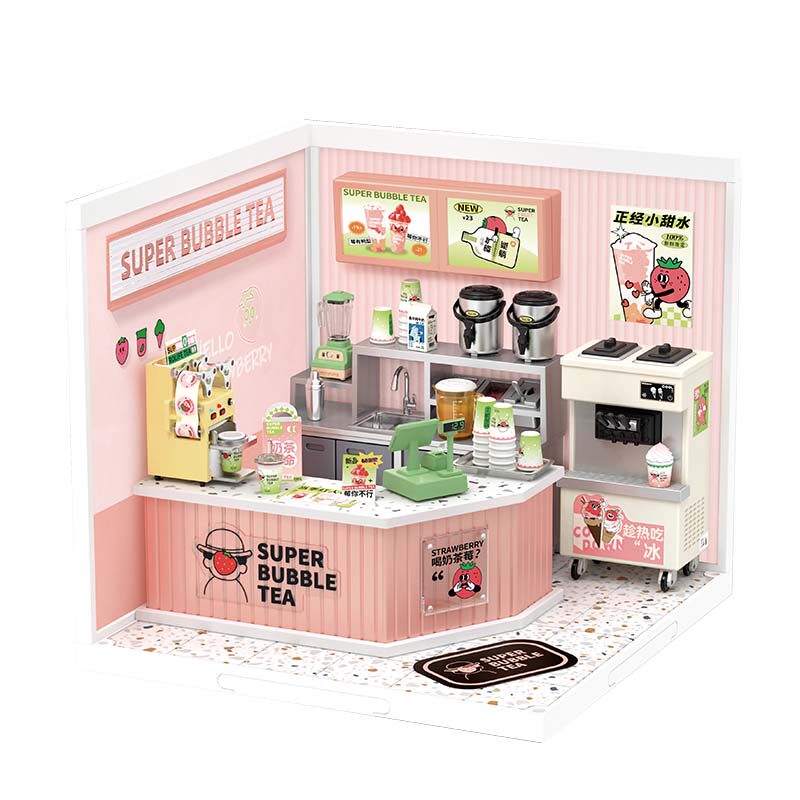 若来超级世界diy小屋拼装玩具女