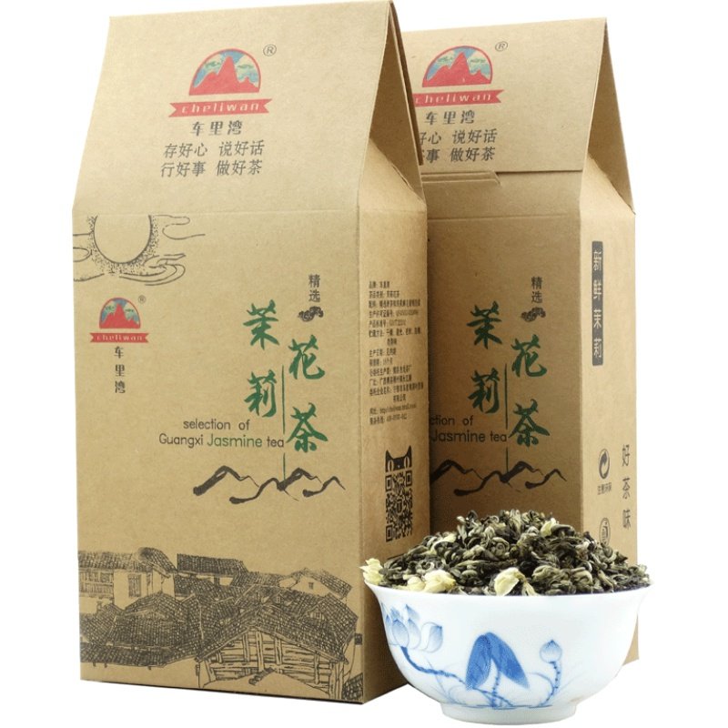 广西横县浓香耐泡茉莉花茶玉螺王