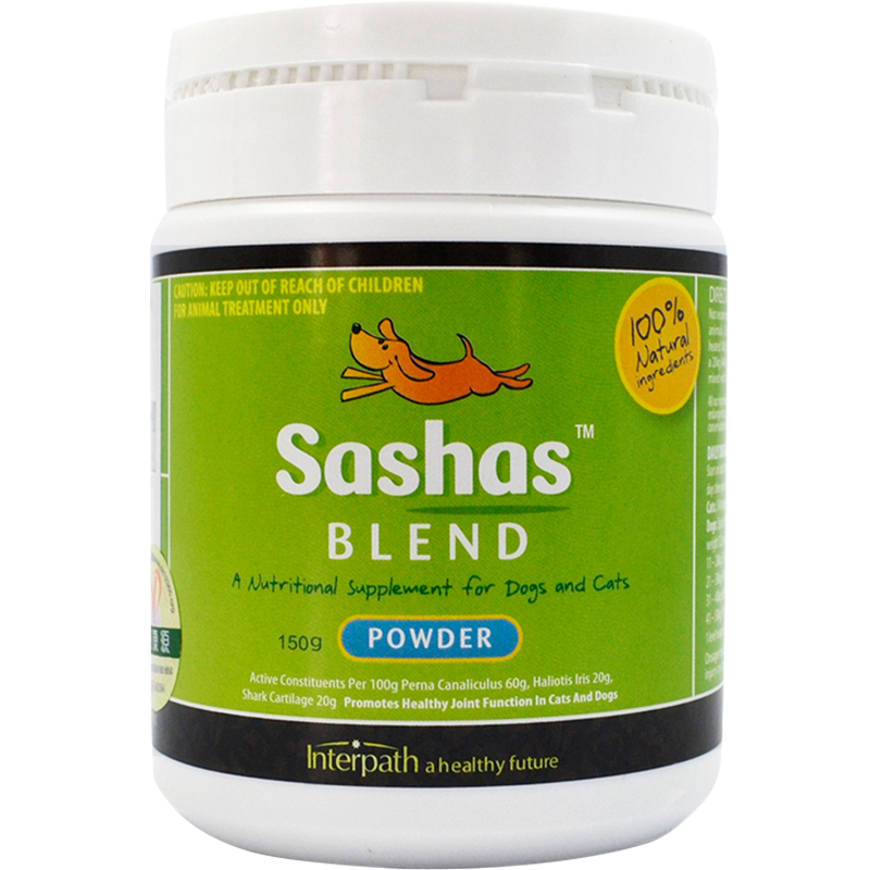 sashas萨沙进口关节灵粉鲨鱼软骨素150g宠物金毛德牧藏獒髋关节
