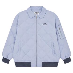 XXZXX轻薄羽绒服宽松夹克外套男女潮牌童装亲子装 冬季新款 5704