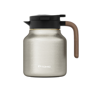 tomic纯钛焖茶壶大容量智能显温高档焖泡壶家用养生热水壶保温壶