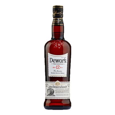 Dewar's 帝王12年调配苏格兰威士忌 英国进口洋酒烈酒700ml