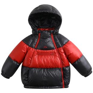 【清仓折扣】马克珍妮男童超轻加厚羽绒服新年宝宝红羽绒服冬