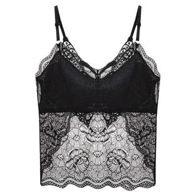 大码吊带美背蕾丝内衣女聚拢打底