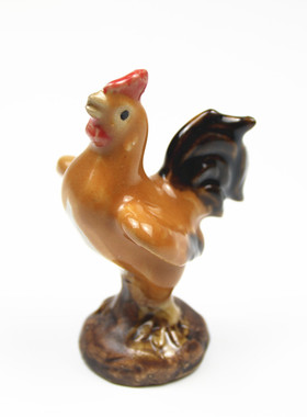 陶瓷风水吉祥物装饰客厅公鸡摆件