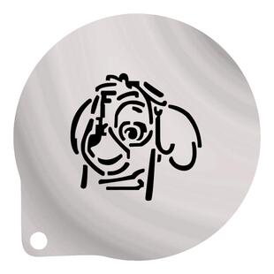 3寸汪汪队咖啡史努比撒粉模具熊本熊图案麦兜提拉米苏蛋糕印花模