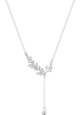 925纯银穗穗平安项链女款