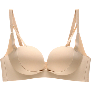 六只兔子无痕内衣女小胸聚拢显大集中饱满收副乳无钢圈小聚蛋文胸