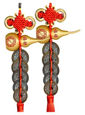 五帝钱真品葫芦挂件门对门旗舰店