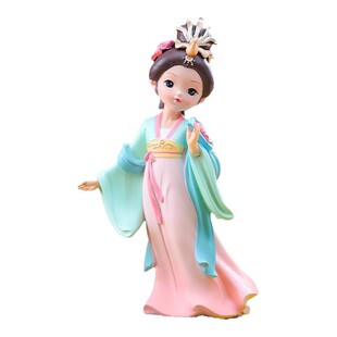 宫廷风格格系列昭君杨贵妃美女古装娃娃国潮桌面家居摆件生日礼物