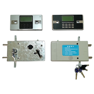 文件柜电子密码锁铁皮柜指纹锁保密柜液晶密码锁保险箱面板锁更换